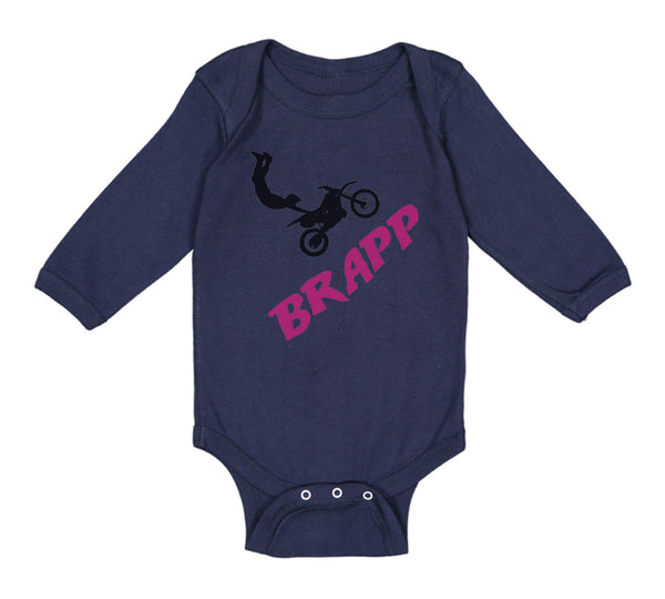 Long Sleeve Bodysuit Baby Brapp Motocross Boy & Girl Clothes Cotton - Cute Rascals