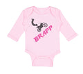 Long Sleeve Bodysuit Baby Brapp Motocross Boy & Girl Clothes Cotton