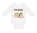 Long Sleeve Bodysuit Baby Got Dirt Dirk Bike Biking Sport Boy & Girl Clothes