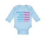 Long Sleeve Bodysuit Baby Mock! Yeah! Ing! Bird! Yeah Dumb Dumber Funny Humor