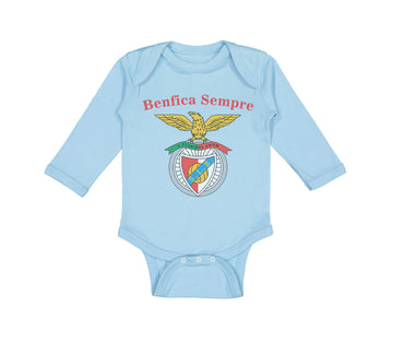 Long Sleeve Bodysuit Baby Benfica Sempre Always Beneficial Boy & Girl Clothes