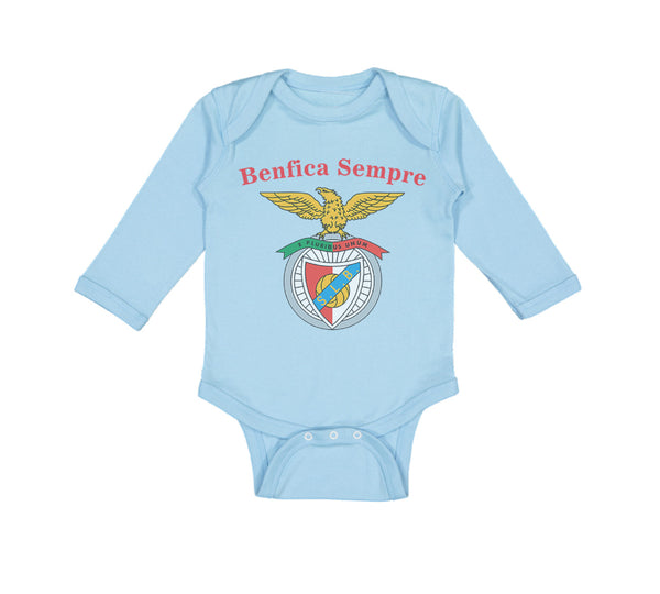 Long Sleeve Bodysuit Baby Benfica Sempre Always Beneficial Boy & Girl Clothes - Cute Rascals