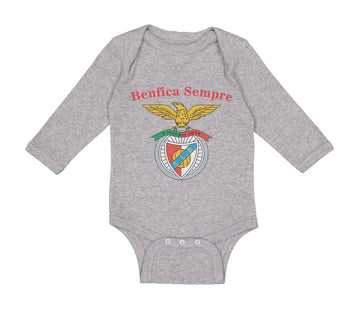 Long Sleeve Bodysuit Baby Benfica Sempre Always Beneficial Boy & Girl Clothes