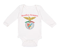 Long Sleeve Bodysuit Baby Benfica Sempre Always Beneficial Boy & Girl Clothes - Cute Rascals