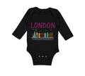 Long Sleeve Bodysuit Baby London Boy & Girl Clothes Cotton