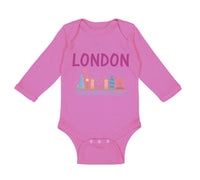 Long Sleeve Bodysuit Baby London Boy & Girl Clothes Cotton