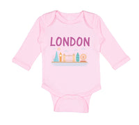 Long Sleeve Bodysuit Baby London Boy & Girl Clothes Cotton