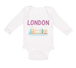 Long Sleeve Bodysuit Baby London Boy & Girl Clothes Cotton