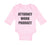 Long Sleeve Bodysuit Baby Attorney Work Product Style F Funny Humor Cotton - Cute Rascals