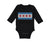 Long Sleeve Bodysuit Baby Chicago Flag Star Valentines Love Boy & Girl Clothes - Cute Rascals