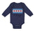 Long Sleeve Bodysuit Baby Chicago Flag Star Valentines Love Boy & Girl Clothes - Cute Rascals