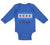 Long Sleeve Bodysuit Baby Chicago Flag Star Valentines Love Boy & Girl Clothes - Cute Rascals