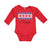 Long Sleeve Bodysuit Baby Chicago Flag Star Valentines Love Boy & Girl Clothes - Cute Rascals