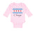 Long Sleeve Bodysuit Baby Chicago Flag Star Valentines Love Boy & Girl Clothes - Cute Rascals