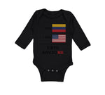 Long Sleeve Bodysuit Baby 50% Colombian 50%American 100% Awesome Cotton - Cute Rascals