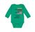 Long Sleeve Bodysuit Baby 50% Colombian 50%American 100% Awesome Cotton - Cute Rascals