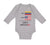 Long Sleeve Bodysuit Baby 50% Colombian 50%American 100% Awesome Cotton - Cute Rascals