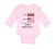 Long Sleeve Bodysuit Baby 50% Colombian 50%American 100% Awesome Cotton - Cute Rascals