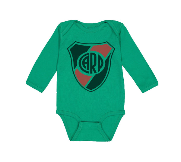 Long Sleeve Bodysuit Baby Escudo River Plate Carp Funny Humor Boy & Girl Clothes - Cute Rascals