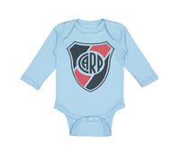 Long Sleeve Bodysuit Baby Escudo River Plate Carp Funny Humor Boy & Girl Clothes - Cute Rascals