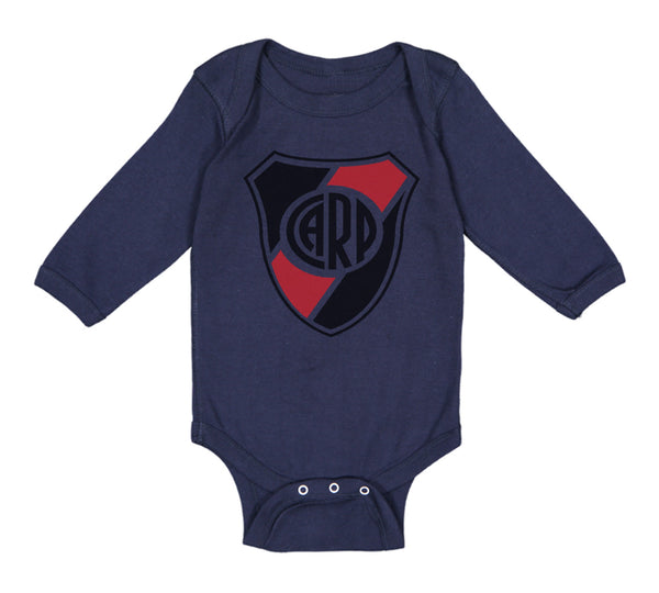 Long Sleeve Bodysuit Baby Escudo River Plate Carp Funny Humor Boy & Girl Clothes - Cute Rascals