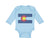 Long Sleeve Bodysuit Baby Colorado Flag Map Boy & Girl Clothes Cotton - Cute Rascals