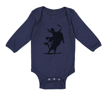 Long Sleeve Bodysuit Baby Rodeo Cowboy Bull Riding Boy & Girl Clothes Cotton