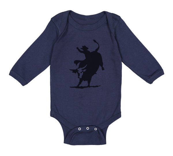 Long Sleeve Bodysuit Baby Rodeo Cowboy Bull Riding Boy & Girl Clothes Cotton