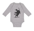 Long Sleeve Bodysuit Baby Rodeo Cowboy Bull Riding Boy & Girl Clothes Cotton