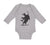 Long Sleeve Bodysuit Baby Rodeo Cowboy Bull Riding Boy & Girl Clothes Cotton