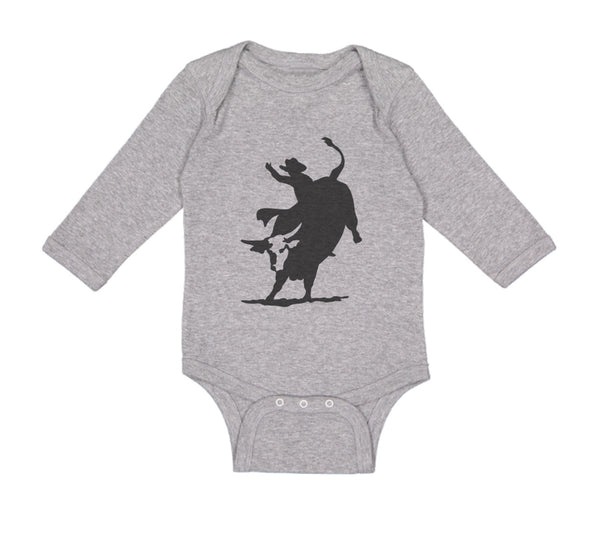 Long Sleeve Bodysuit Baby Rodeo Cowboy Bull Riding Boy & Girl Clothes Cotton