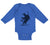 Long Sleeve Bodysuit Baby Rodeo Cowboy Bull Riding Boy & Girl Clothes Cotton