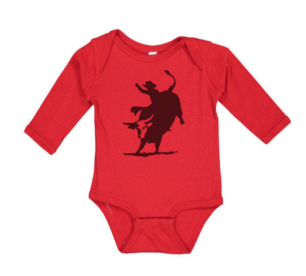 Long Sleeve Bodysuit Baby Rodeo Cowboy Bull Riding Boy & Girl Clothes Cotton