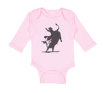 Long Sleeve Bodysuit Baby Rodeo Cowboy Bull Riding Boy & Girl Clothes Cotton