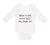 Long Sleeve Bodysuit Baby What Is This Word "No" You Speak of Funny Humor Cotton