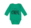 Long Sleeve Bodysuit Baby Oliver Tractors Funny Humor Boy & Girl Clothes Cotton