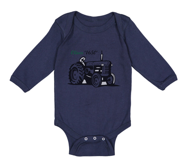 Long Sleeve Bodysuit Baby Oliver Tractors Funny Humor Boy & Girl Clothes Cotton