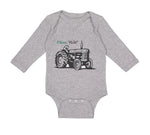 Long Sleeve Bodysuit Baby Oliver Tractors Funny Humor Boy & Girl Clothes Cotton