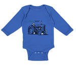 Long Sleeve Bodysuit Baby Oliver Tractors Funny Humor Boy & Girl Clothes Cotton