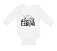 Long Sleeve Bodysuit Baby Oliver Tractors Funny Humor Boy & Girl Clothes Cotton