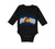 Long Sleeve Bodysuit Baby Colorado Flag Valentines Love Boy & Girl Clothes - Cute Rascals