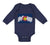 Long Sleeve Bodysuit Baby Colorado Flag Valentines Love Boy & Girl Clothes - Cute Rascals