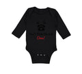 Long Sleeve Bodysuit Baby Don'T Make Me Call Oma! Grandparents Cotton