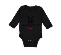 Long Sleeve Bodysuit Baby Don'T Make Me Call Oma! Grandparents Cotton - Cute Rascals