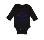 Long Sleeve Bodysuit Baby Air Force Boy & Girl Clothes Cotton - Cute Rascals