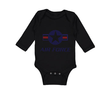 Long Sleeve Bodysuit Baby Air Force Boy & Girl Clothes Cotton