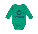 Long Sleeve Bodysuit Baby Air Force Boy & Girl Clothes Cotton - Cute Rascals