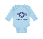 Long Sleeve Bodysuit Baby Air Force Boy & Girl Clothes Cotton - Cute Rascals