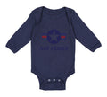 Long Sleeve Bodysuit Baby Air Force Boy & Girl Clothes Cotton