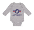 Long Sleeve Bodysuit Baby Air Force Boy & Girl Clothes Cotton